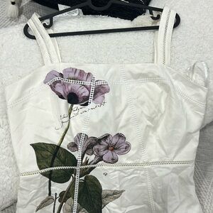 Ted Baker London Off-White Floral Dress